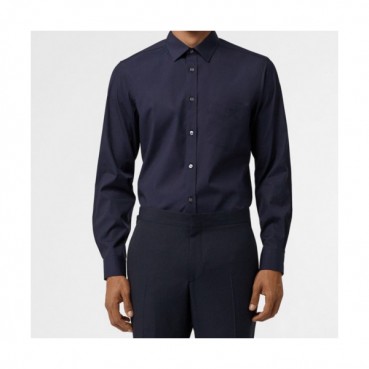 Burberry 2019 Mens Vintage Logo Slim Fit Cotton shirt - 버버리 2019 남성 빈티지 로고 슬림핏 코튼 셔츠 Bur1027x.Size(s 
