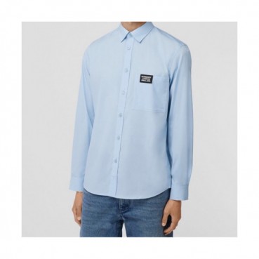 Burberry 2019 Mens Vintage Logo Slim Fit Cotton shirt - 버버리 2019 남성 빈티지 로고 슬림핏 코튼 셔츠 Bur1026x.Size(s 