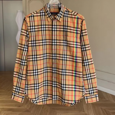 Burberry 2024 Mens Vintage Logo Slim Fit Cotton shirt - 버버리 2024 남성 빈티지 로고 슬림핏 코튼 셔츠 Bur1008x.Size(s 