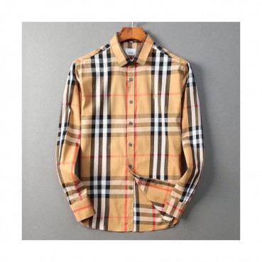 Burberry 2019 Mens Vintage Logo Slim Fit Cotton shirt - 버버리 2019 남성 빈티지 로고 슬림핏 코튼 셔츠 Bur1003x.Size(m 