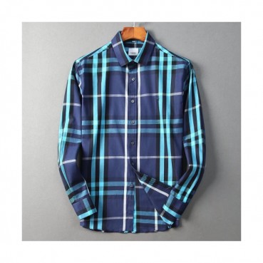 Burberry 2019 Mens Vintage Logo Slim Fit Cotton shirt - 버버리 2019 남성 빈티지 로고 슬림핏 코튼 셔츠 Bur1002x.Size(m 