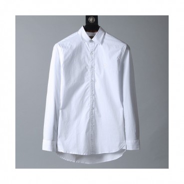 Burberry 2019 Mens Vintage Logo Slim Fit Cotton shirt - 버버리 2019 남성 빈티지 로고 슬림핏 코튼 셔츠 Bur0999x.Size(s 