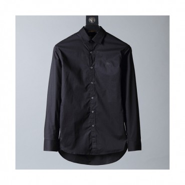 Burberry 2019 Mens Vintage Logo Slim Fit Cotton shirt - 버버리 2019 남성 빈티지 로고 슬림핏 코튼 셔츠 Bur0997x.Size(s 
