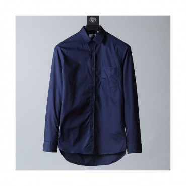 Burberry 2019 Mens Vintage Logo Slim Fit Cotton shirt - 버버리 2019 남성 빈티지 로고 슬림핏 코튼 셔츠 Bur0995x.Size(s 