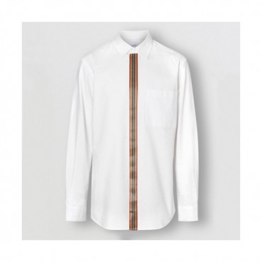 Burberry 2019 Mens Vintage Logo Slim Fit Cotton shirt - 버버리 2019 남성 빈티지 로고 슬림핏 코튼 셔츠 Bur0914x.Size(s 