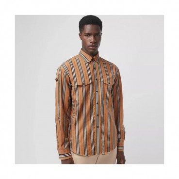 Burberry 2019 Mens Logo Slim Fit  Tshirt - 버버리 2019 남성 로고 슬림핏 셔츠 BURST0302.Size(M
