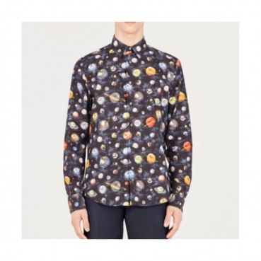 Louisvuitton 2019 Mens Logo Slim Fit Cotton shirt - 루이비통  남성 로고 슬림핏 코튼 셔츠 LOUST0036.Size(M 
