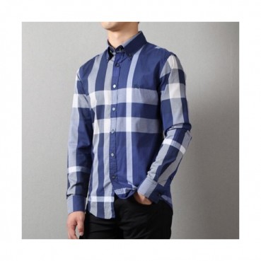 Burberry 2019 Mens Logo Slim Fit  Tshirt - 버버리 남성 로고 슬림핏 셔츠 BURST0272.Size(M