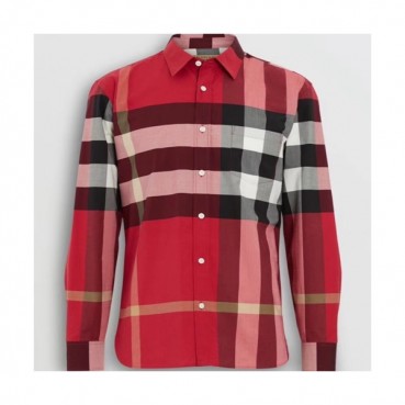 Burberry 2019 Mens Logo Slim Fit  Tshirt - 버버리 남성 로고 슬림핏 셔츠 BURST0198.Size(M