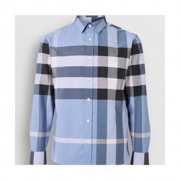 Burberry 2019 Mens Logo Slim Fit  Tshirt - 버버리 남성 로고 슬림핏 셔츠 BURST0197.Size(M
