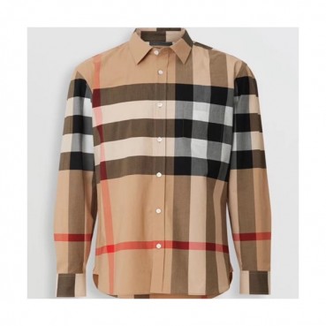 Burberry 2019 Mens Logo Slim Fit  Tshirt - 버버리 남성 로고 슬림핏 셔츠 BURST0195.Size(M