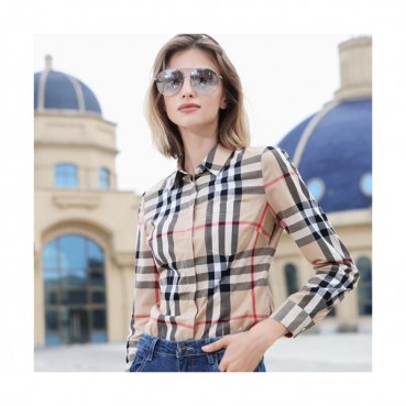 Burberry 2019 Womens Logo Slim Fit  Tshirt - 버버리 여성 로고 슬림핏 셔츠 BURST0106.Size(S