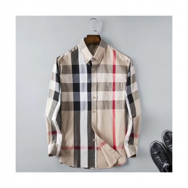 Burberry 2019 Mens Logo Slim Fit  Tshirt - 버버리 남성 로고 슬림핏 셔츠 BURST0011.Size(S
