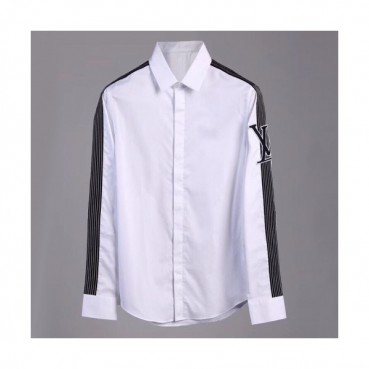 Louis vuitton 2019 Mens Stripe Logo Cotton Tshirt - 루이비통 남성 스트라이프 로고 코튼 셔츠 Lou01069x.Size(m 