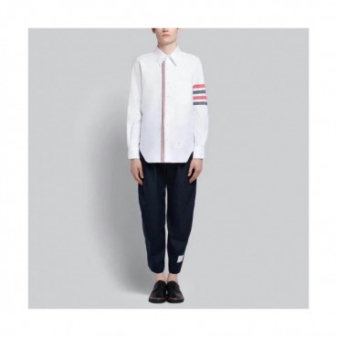 [클래식]Thom Browne 2019 Mens Strap Zip-up Cotton Tshirt 