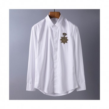 Dolce&Gabbana 2019 Mens Logo Slim Fit Cotton Tshirt - 돌체앤가바나 남성 로고 슬림핏 코튼 셔츠 Dol0202x.Size(m