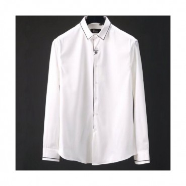 Dior 2019 Mens Business Modern Silk Tshirt - 디올 남성 비지니스 모던 실크 셔츠 Dio0214x.Size(m 