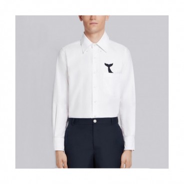 Thom Browne 2019 Mens Slim Fit Cotton Tshirt - 톰브라운 남성 슬림핏 코튼 셔츠 Tho0050x.Size(s