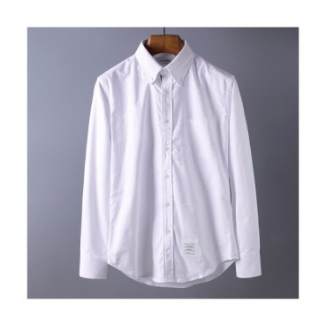 Thom Browne 2019 Mens Slim Fit  Cotton Tshirt - 톰브라운 남성 신상 슬림핏 코튼 셔츠 Tho0046x.Size(m