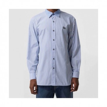 Burberry 2019 Mens Embroidery Logo Classic Check Cotton Tshirt - 버버리 남성 자수 로고 클래식 코튼 체크 셔츠 Bur0619x.Size(xs 