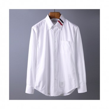 Thom Browne 2019 Mens Slim Fit  Cotton Tshirt - 톰브라운 남성 신상 슬림핏 코튼 셔츠 Tho0043x.Size(m