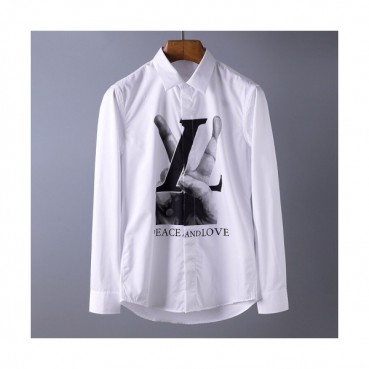 Louis vuitton 2019 Mens  Slim Fit Logo Tshirt - 루이비통 신상 남성 슬림핏 로고 셔츠 Lou0896x.Size(m 