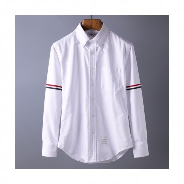Thom Browne 2019 Mens Slim Fit  Cotton Tshirt - 톰브라운 남성 신상 슬림핏 코튼 셔츠 Tho0042x.Size(m