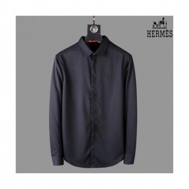 Hermes 2019 Mens Classic Cotton Tshiirt - 에르메스 남성 신상 클래식 코튼 셔츠 Her0146x.Size(m 