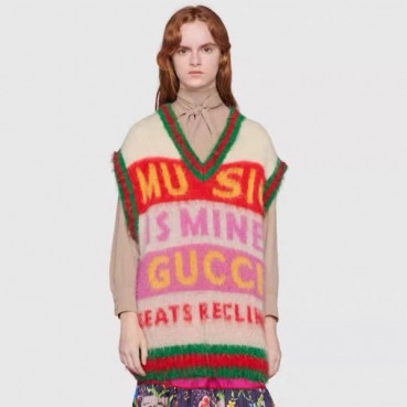 구찌 여성 브이넥 베스트 - Gucci Womens V