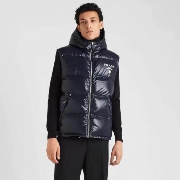 프라다 남성 후드 베스트 - Prada Mens Hood Vest 