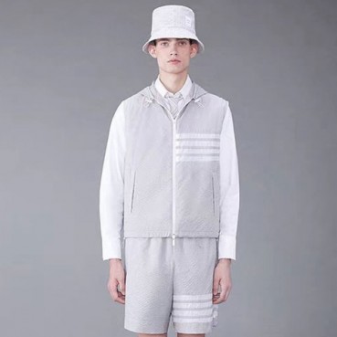 톰브라운 남성 후드 베스트 - Thom Browne Mens Hood Vest 