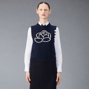 톰브라운 여성 네이비 베스트 - Thom Browne Womens Best 