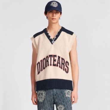 디올 남성 베이지 베스트 - Dior Mens Beige Vest 