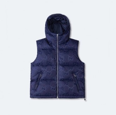 구찌 남성 네이비 다운 베스트 - Gucci Mens Navy Vest 