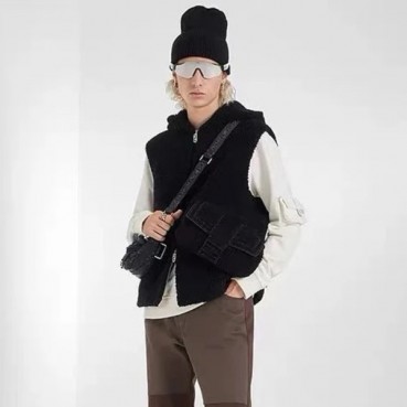 펜디 남성 블랙 베스트 - Fendi Mens Black Vest 