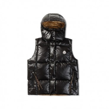 몽클레어 여성 블랙 덕다운 베스트 - Moncler Womens Black Best 