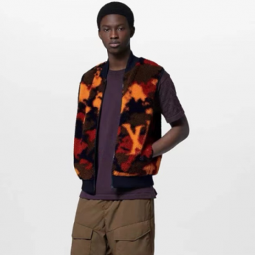 루이비통 남성 레드 다운 양면조끼 - Louis vuitton Mens Red Vest 
