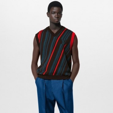 루이비통 남성 블루 베스트 - Louis vuitton Mens Blue Vest 