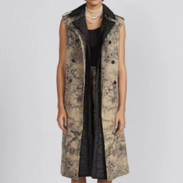 디올 여성 베이지 조끼 코트 - Dior Womens Beige Best Coats 