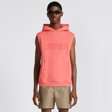 디올 남성 핑크 후드 베스트 - Dior Mens Pink Vest 