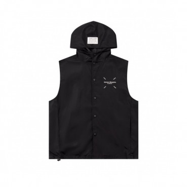 메종마르지엘라 남성 블랙 베스트 - Maison Margiela Mens Black Vest 