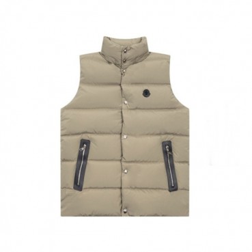 몽클레어 남성 카키 덕다운 베스트 - Moncler Mens Khaki Vest 