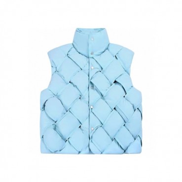 보테가베네타 남/녀 블루 다운 베스트 - Bottega veneta Unisex Blue Vest 