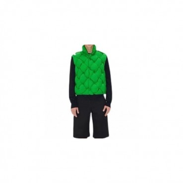 보테가베네타 남/녀 그린 다운 베스트 - Bottega veneta Unisex Green Vest 