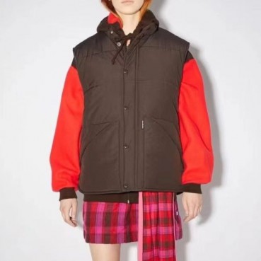 아크네 남/녀 블랙 구스다운 베스트 - Acne Unisex Black Best 