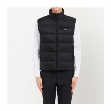 프라다 남성 블랙 다운 베스트 - Prada Mens Black Down Vest 