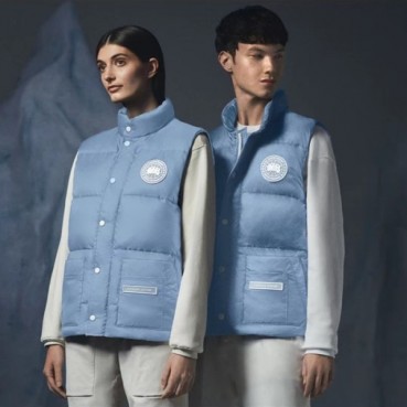 캐나다구스 남/녀 블루 다운 베스트 - Canada Goose Unisex Blue Vest 
