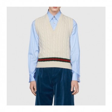 구찌 남성 아이보리 베스트 - Mens Ivory Vest 