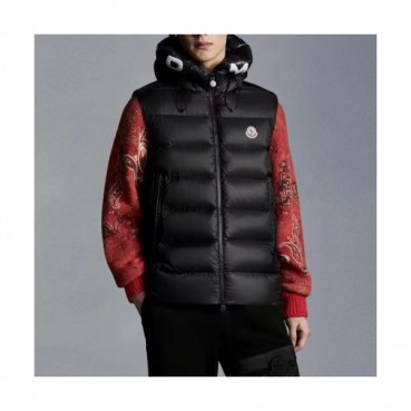 Moncler Mens Patch Logo Duck Down Padding Vest - 몽클레어 2021 남/녀 패치 로고 모던 덕다운 패딩 베스트 Moc02418x Size(1 
