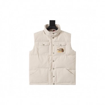 Gucci Mens Patch Logo Modern Duck Down Padding Vest Ivory - 구찌 2021 남성 패치 로고 모던 덕다운 패딩조끼 Guc04501x Size(s 